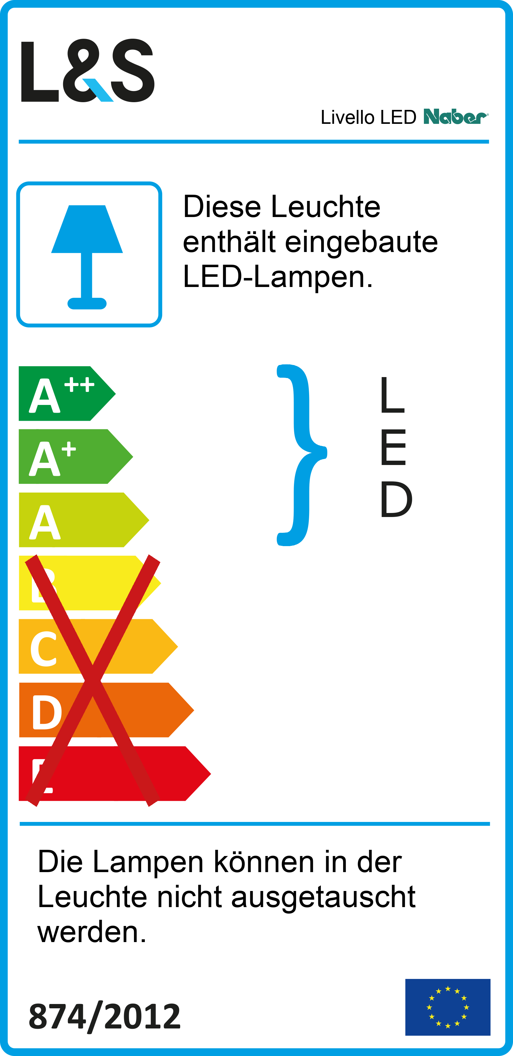 LED-Set Unterbauleuchte Livello_naber_CityKüchen24