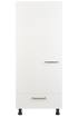Highboard Geräte-Umbau für Kühlschränke Schubkasten Alpinweiss supermatt G123S nobilia Küchenschränke links