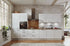 nobilia Touch Alpinweiss supermatt Küchenzeile 3,90m nobilia Küchenblöcke & Pantryküchen ohne Geräte links Eiche Sierra Nachbildung