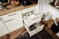 Küchenzeile 150 cm, Schränke in Magnolienweiß hochglanz Pino Pino Küchenblöcke & Pantryküchen