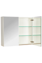 Spiegelschrank, 80cm breit, beidseitig verspiegelt, Glasablageböden nobilia elements nobilia Badezimmerausstattungen